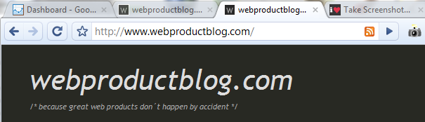 Cool minimalistic Chrome User Interface: Everything that you need in a very small space: Tabs, back buttons, refresh button, URL field and Extension Icons on the right.